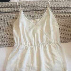 Lovestitch white peplum tank